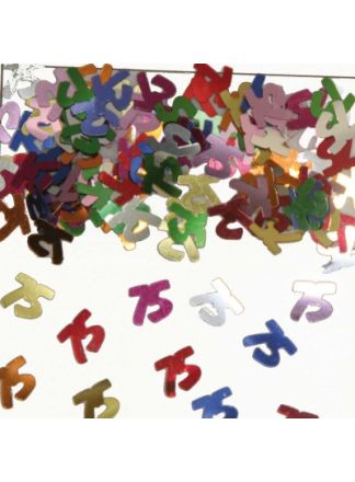75 jaar confetti in zakje