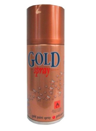 Verfspray dekor goud 150ml