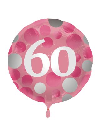 Folie ballon 60 Glossy Pink 45cm (excl helium).