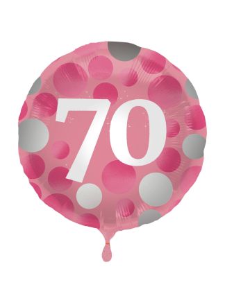 Folie ballon 70 Glossy Pink 45cm (excl helium).