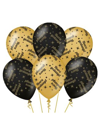 Classy party ballonnen GESLAAGD 6stuks (30cm.)