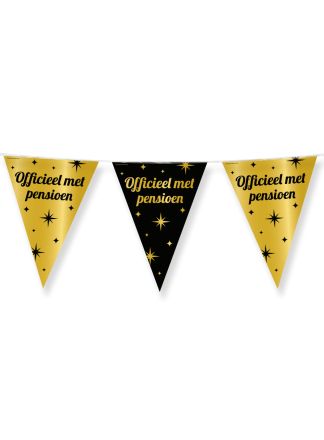 Classy Party flags  Pensioen 10mtr.
