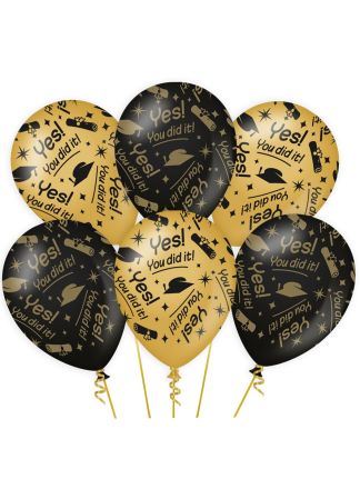 Classy party ballonnen YOU DIT IT 6stuks (30cm.)