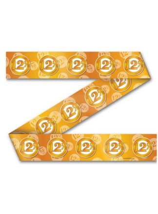 Party Tape 12,5 jaar jubileum 12mtr.