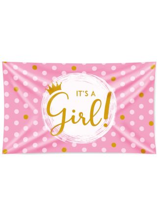 Vlag its a girl 90x150cm.