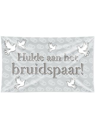 Vlag Bruidspaar 90x150cm.