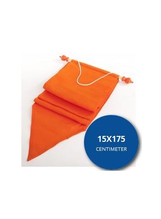Wimpel sierhout oranje 175cm.