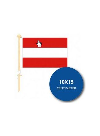 Oostenrijk tafelvlag+standaard