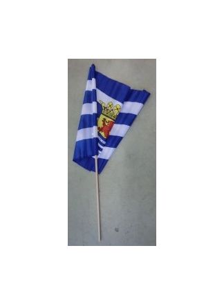 Zeeland vlag op stok (35x45cm.)