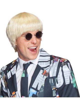 Pruik musicman blond