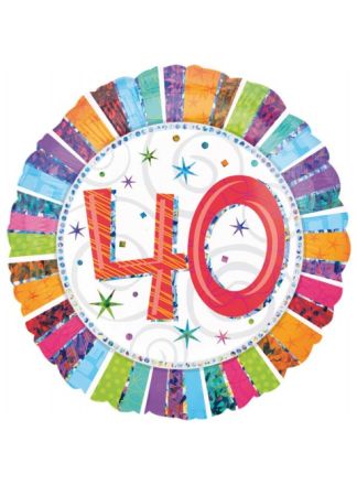 Folieballon 40jaar (excl.helium)