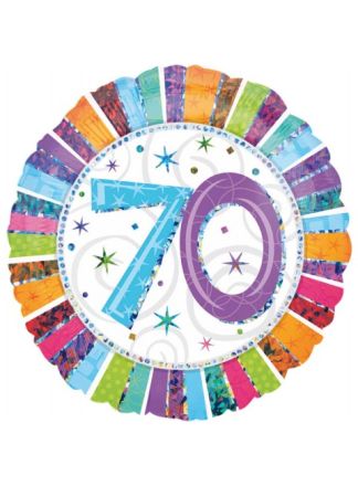 Folieballon 70 jaar (excl.helium)