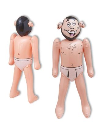 Opblaaspop ABRAHAM 90cm.