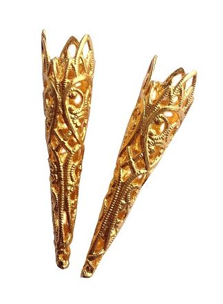 Luxe verenpuntje goud per 1 stuk