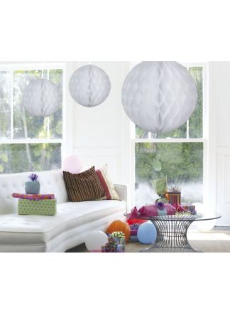 Honeycomb bal wit 50cm.