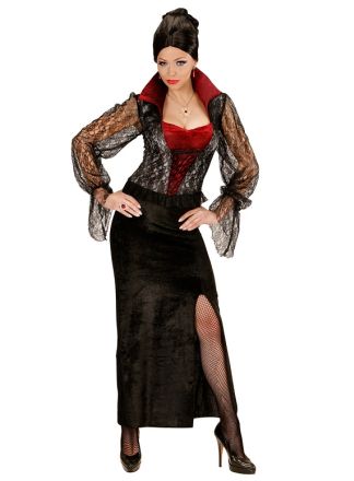 Halloween jurk Vampress 1dlg.