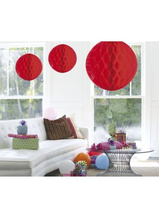 Honeycomb bal rood 50cm.