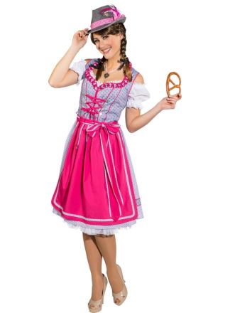 Tiroler dirndl deluxe pink