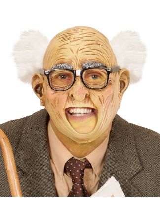 Opa masker met open mond