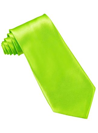 Stropdas Neon Groen (zelf te knopen)