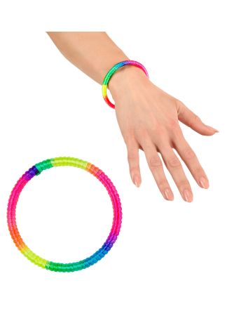 Jaren 80 armband multikleur