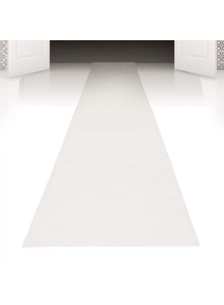 Witte loper 60cm breed 450cm.