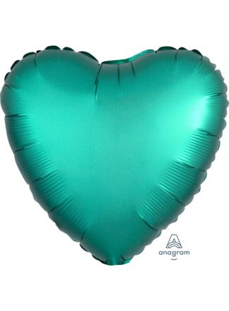 Folie ballon hart mat groen 43cm. (excl helium).