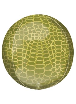 Orbz Alligator skin Print Foil Balloon 38cm (excl helium).
