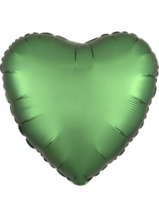 Folie ballon hart mat Emerald groen 43cm. (excl helium).