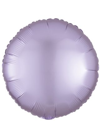 Folie ballon rond mat pastel lila 43cm. (excl helium).
