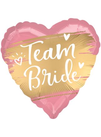 Team Bride folie ballon 45cm. (excl. helium)