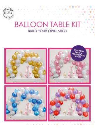 Tafel ballonnen boog kit (excl. ballonnen).