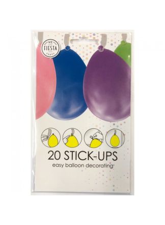 Ballonnen ophangplakkers 20stuks