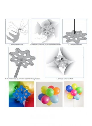 Ballon disk voor 10 ballonnen