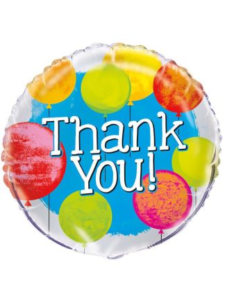 Folie ballon "thank you"  45,7cm. Excl helium