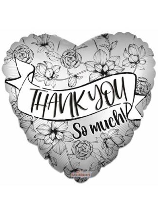 Helium ballon Thank You So much 46cm. (excl helium)