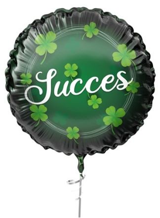 Folieballon Succes groen 45cm (excl.helium)