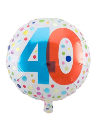 Folie ballon 40 Happy Bday 45cm. (excl helium).