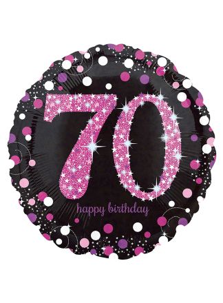 Folieballon Pink 70 Celebration 45cm. (excl helium).