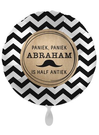 Folieballon Abraham 43cm. (excl.helium)