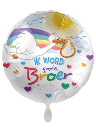 Folieballon Grote Broer 43cm. (excl helium)