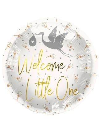 Folieballon Welcome Little One 46cm. (excl. helium)
