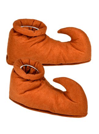 Kabouter/elf overtrek schoenen bruin