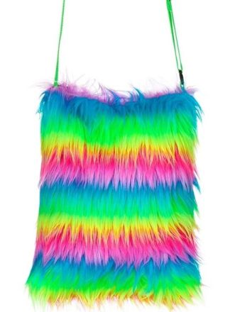 Neon schoudertas van pluche