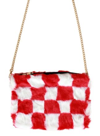 Schoudertas bont rood-wit brabant