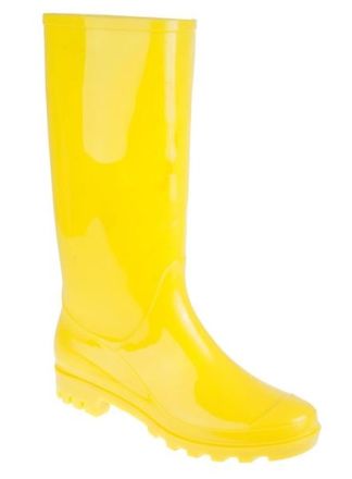 Festival regenlaarzen fluor geel