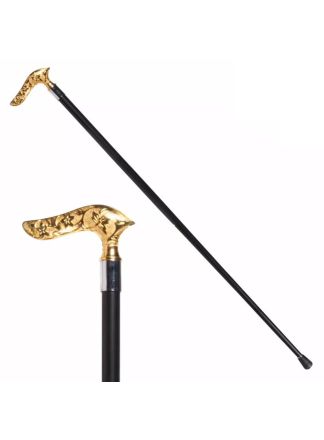 Luxe wandelstok "Amadeus'' gouden knop