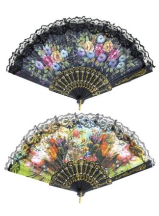 Spaanse waaier ass. design per stuk