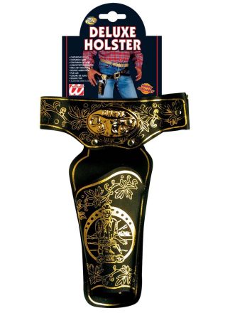 Holsters enkel     zwart/goud