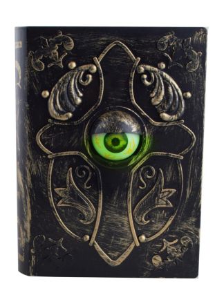Halloween Boek met boze oog